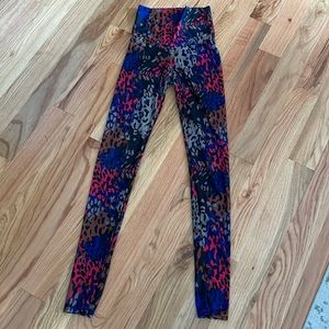 Emily HSU Design Athletic woman’s Leggins and small multicolor